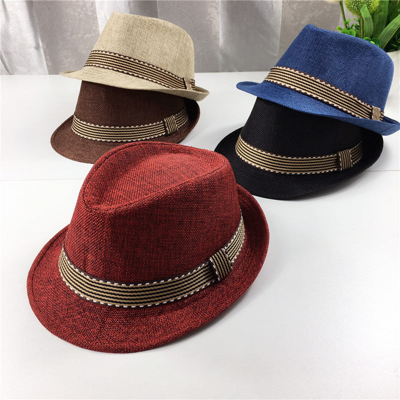 Children's Jazz Performance Straw Hat