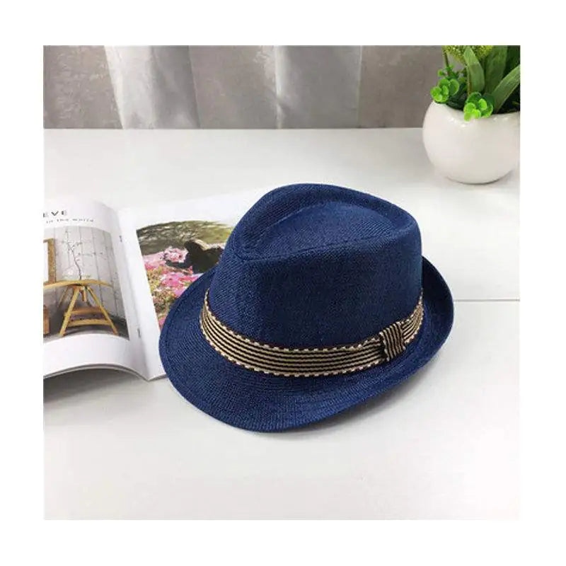 Children's Jazz Performance Straw Hat