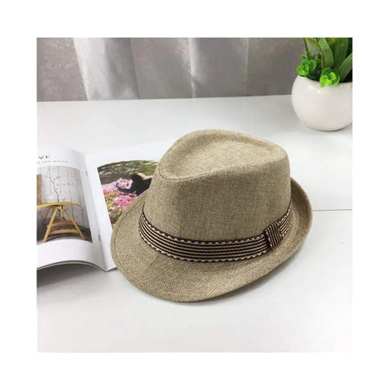 Children's Jazz Performance Straw Hat