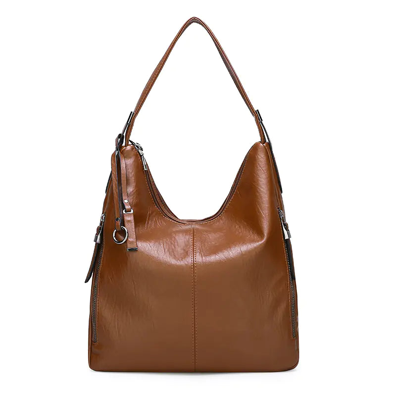 Leather Soft Bag, Leather Handbag, Soft Tote, Shoulder Bag