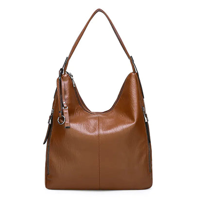 Leather Soft Bag, Leather Handbag, Soft Tote, Shoulder Bag