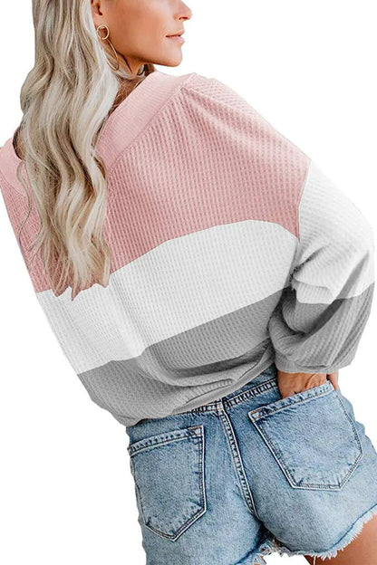 Women’s V-Neck Batwing Sleeve Knit Top in 3 Colors