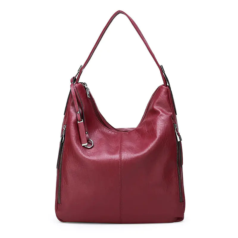 Leather Soft Bag, Leather Handbag, Soft Tote, Shoulder Bag